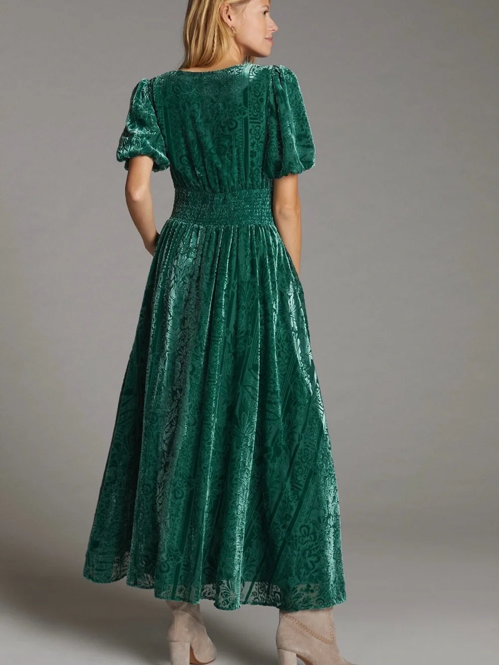 Anthropologie elegant emerald